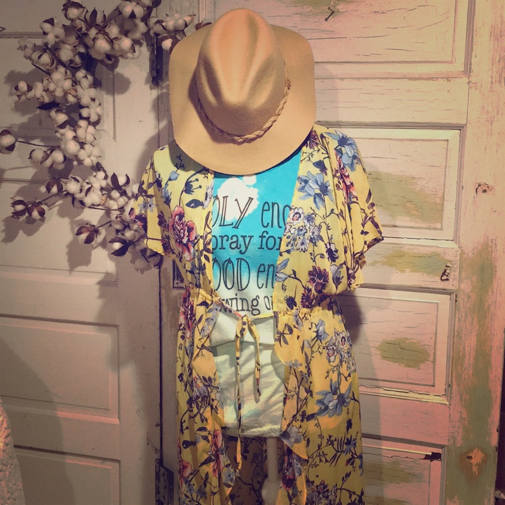 🎃🌸Super Cute Shear Cinched Waist Cover Up